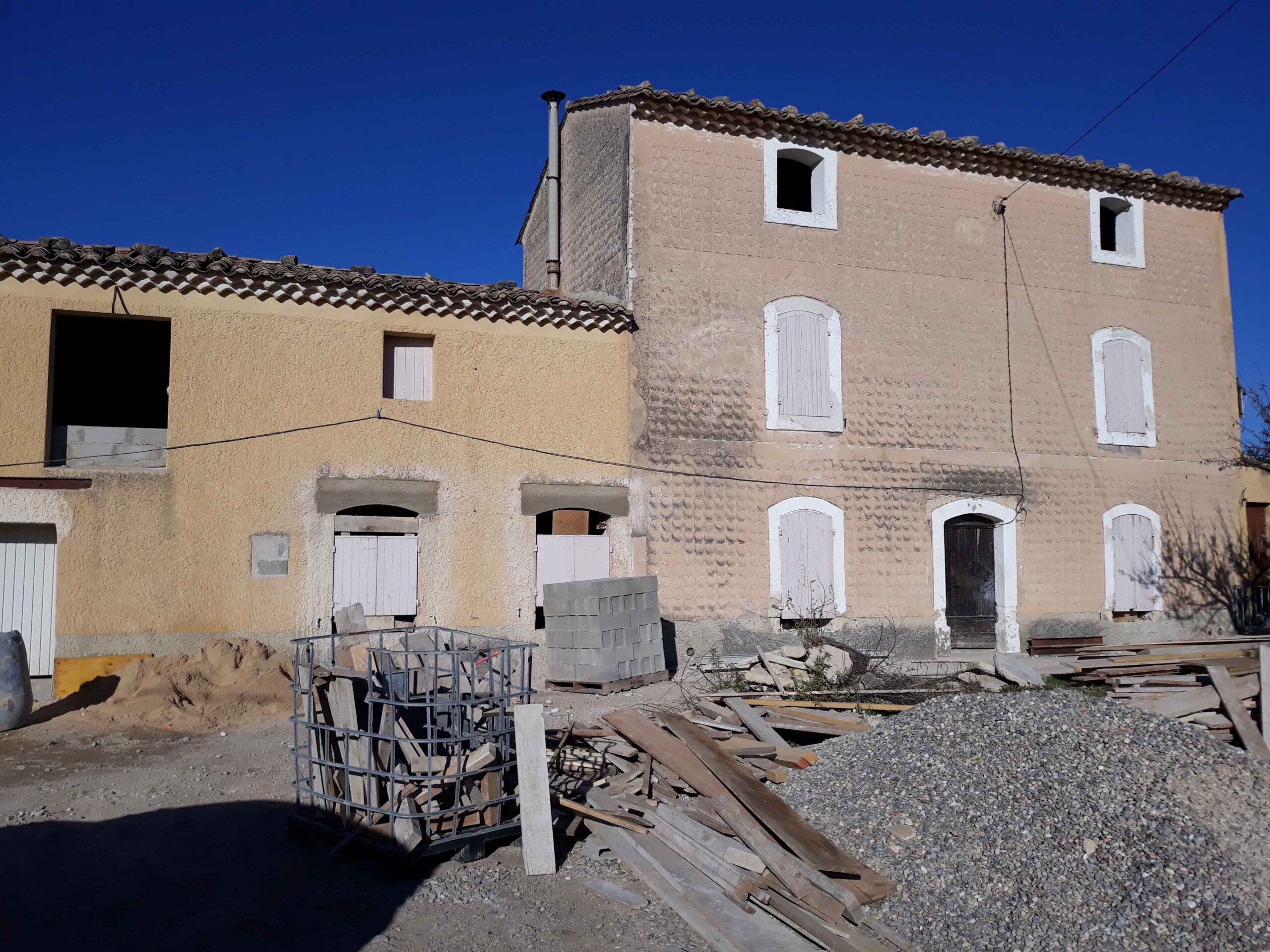 Le Mas avant rénovation